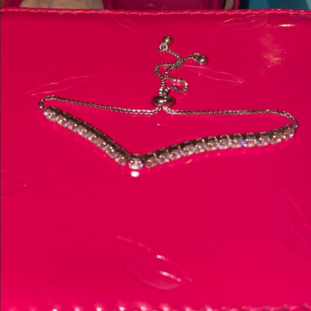 Sterling silver rhinestone bracelet